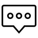 Dots,Three dots,Chat,Typing,Message,Chattings,Comment